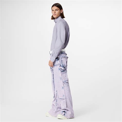 louis vuitton fw21 carpenter trouser|Wide Carpenter Trousers With Fringes .